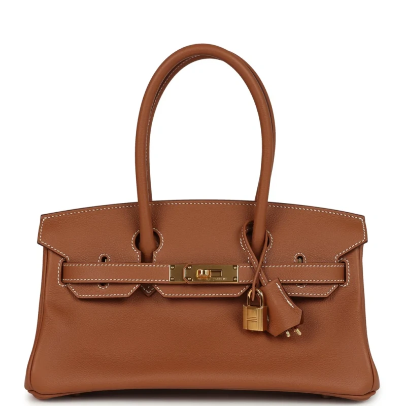 Hermès BIRKIN SHOULDER LIGHT 29 EVERCOLOR GOLD PHW BS29EG 2