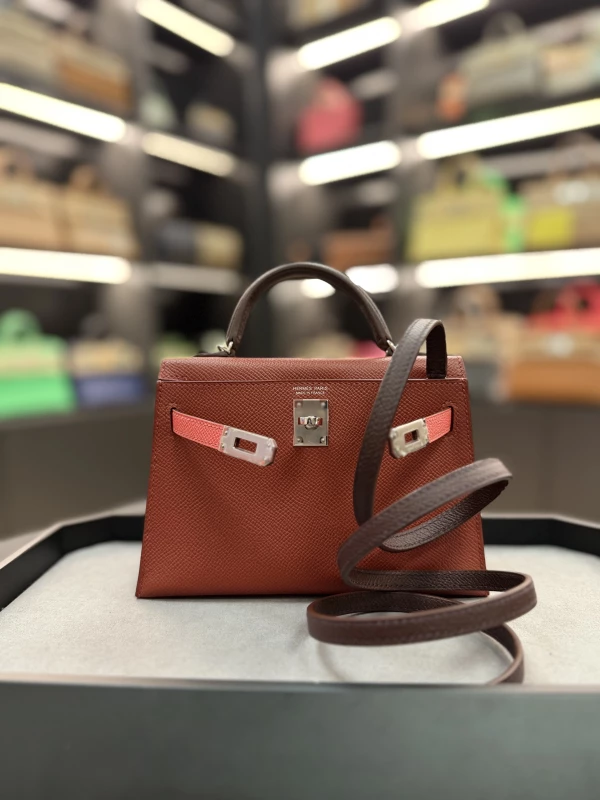 Hermès KELLY 20 MINI TRICOLOR VEAU EPSOM PHW K20TRICOLOR 4