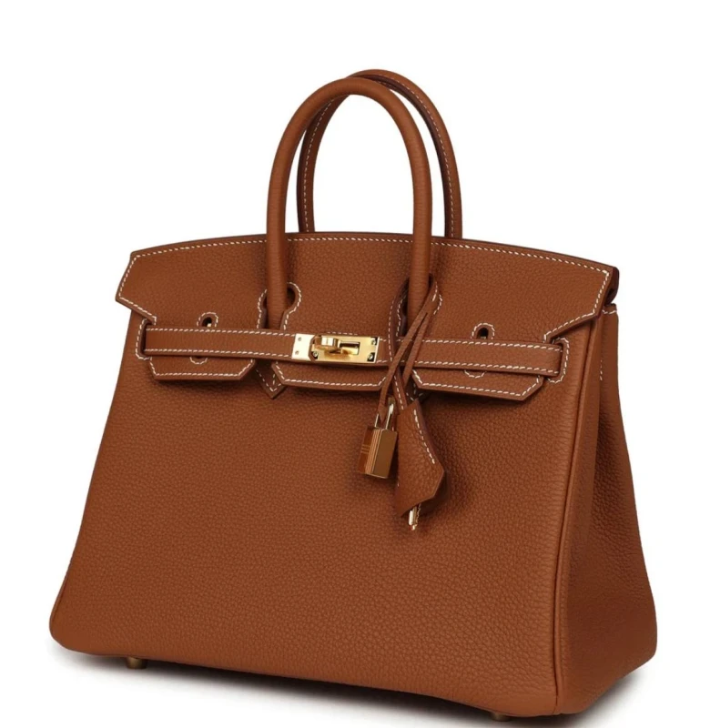 Hermès BIRKIN 25 VEAU TOGO GOLD GHW H041344CC 4