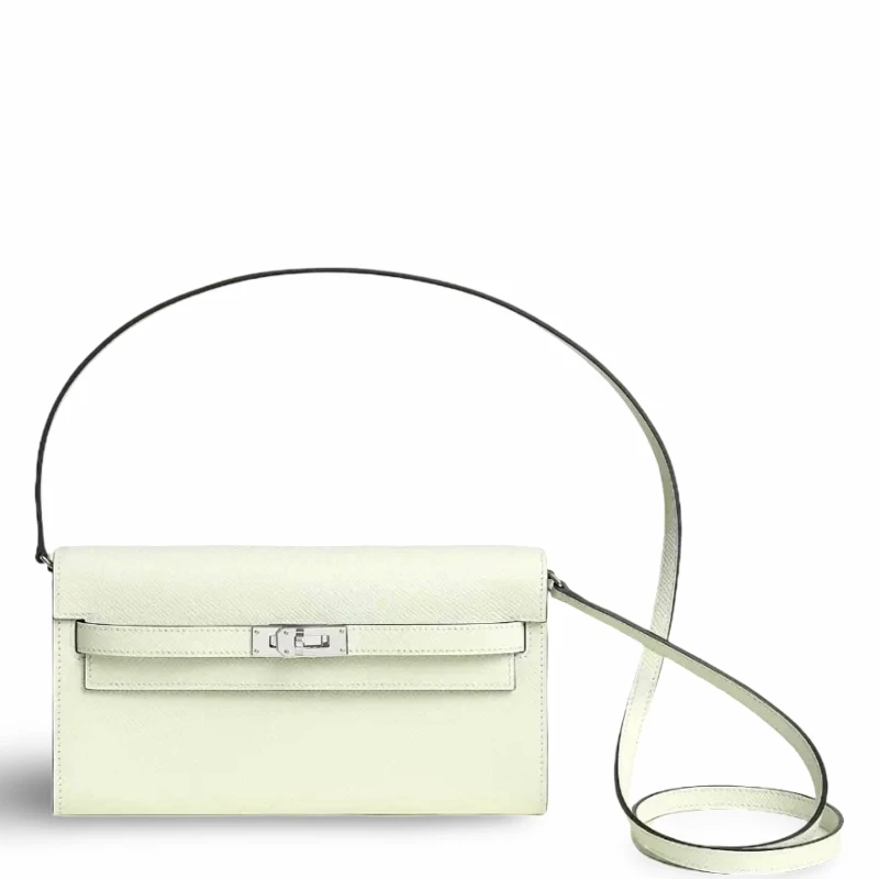 Hermès KELLY TO GO VEAU EPSOM VERT FIZZ PHW KTGEVF