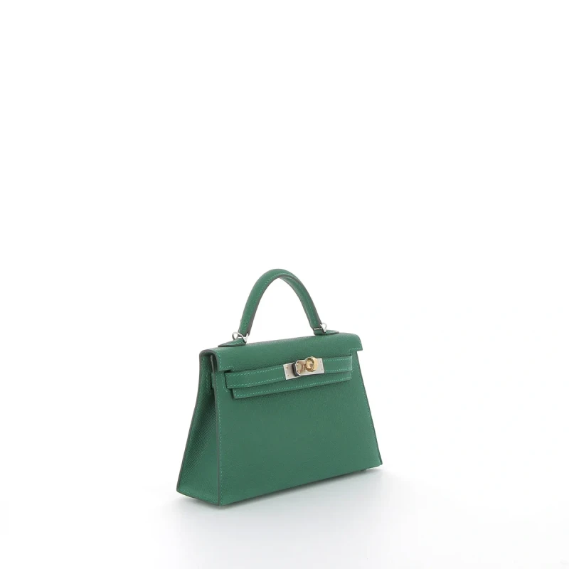 Hermès KELLY 20 MINI VEAU EPSOM VERT MOYEN K20EVM 3