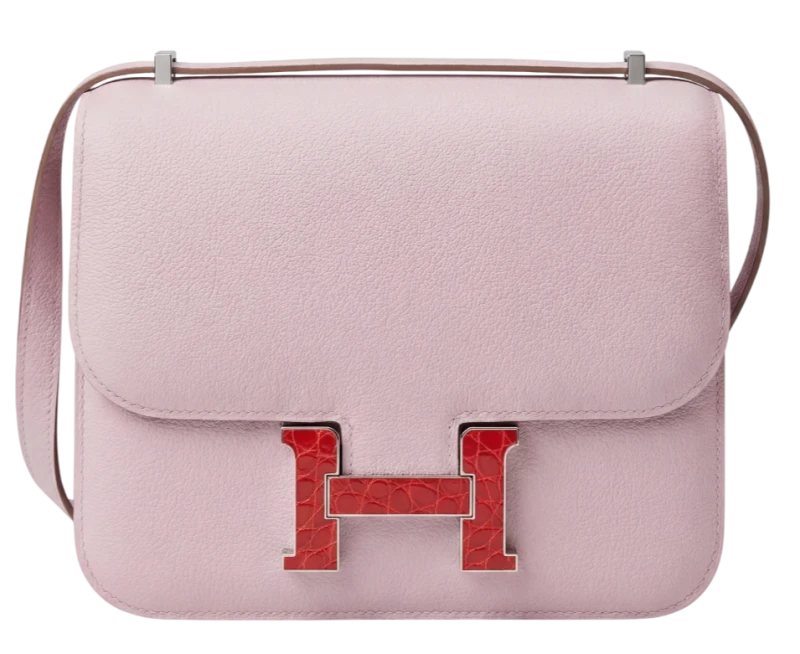 Constance 18 Evercolor / Alligator mississippiensis Mauve Pale/Braise PHW