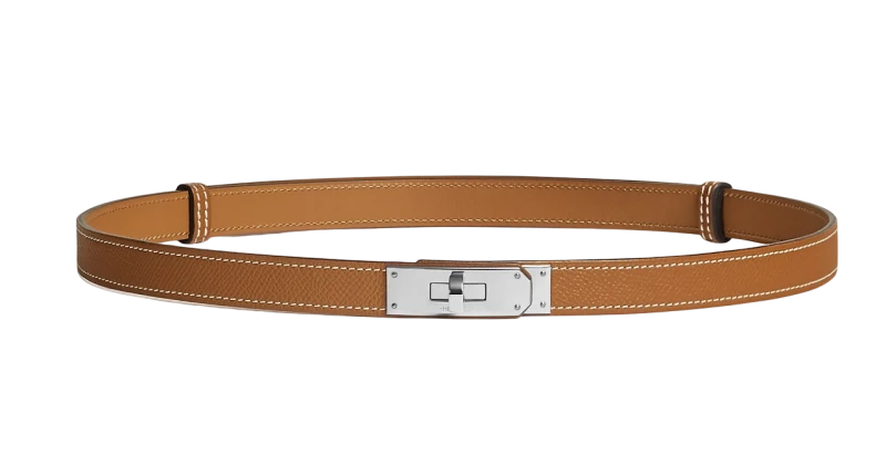 Hermès Kelly 18 belt Epsom Calfskin PHW H069853CK37 1