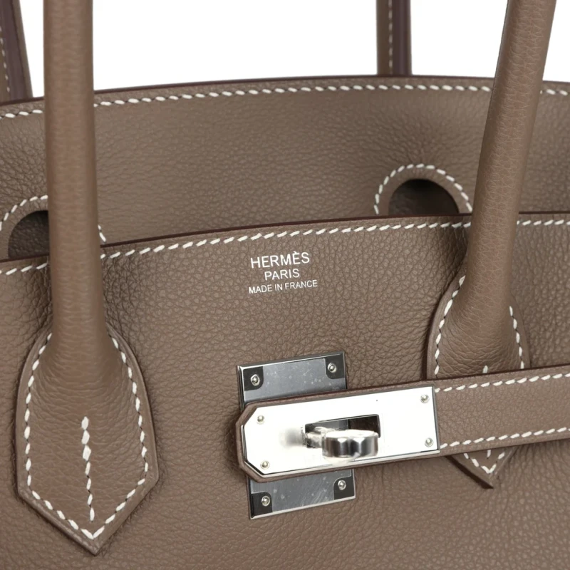Hermès BIRKIN SHOULDER LIGHT 29 EVERCOLOR ETOUPE PHW BS29EE 6