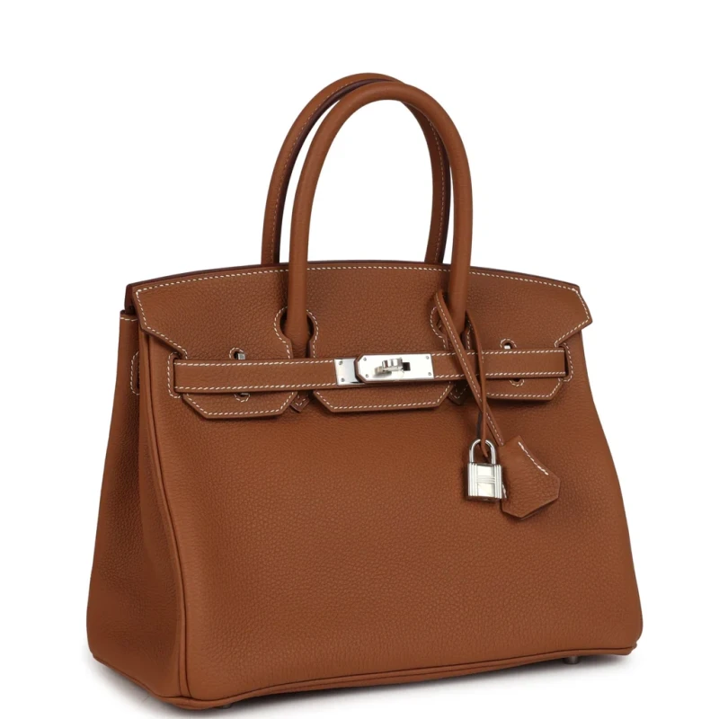 Hermès BIRKIN 30 VEAU TOGO GOLD PHW B30TG 2
