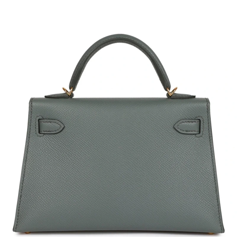 Hermès KELLY 20 MINI VEAU EPSOM VERT AMANDE GHW K20EVM 6