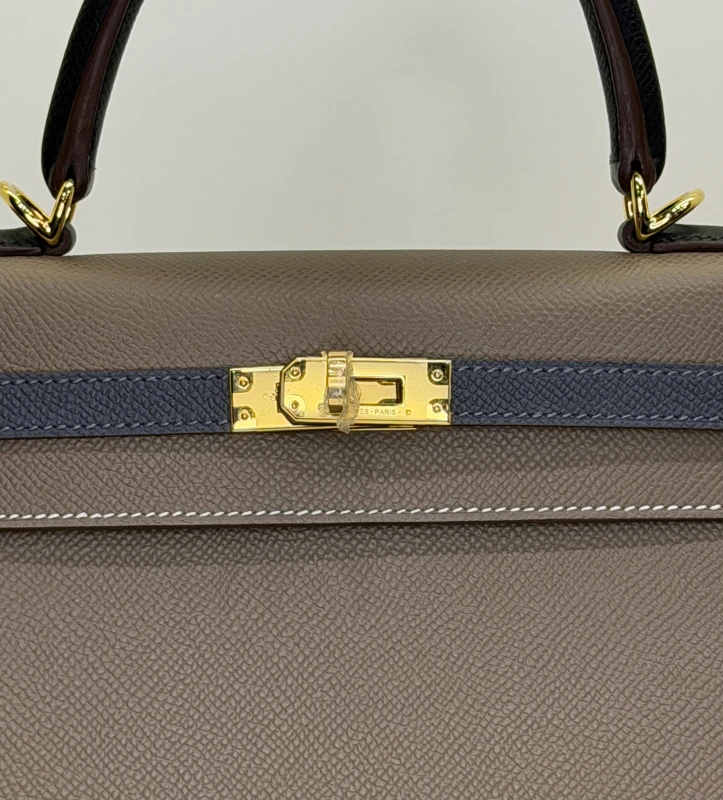Hermès KELLY 25 TRICOLORE VEAU EPSOM GHW K25TRICOLORE 7