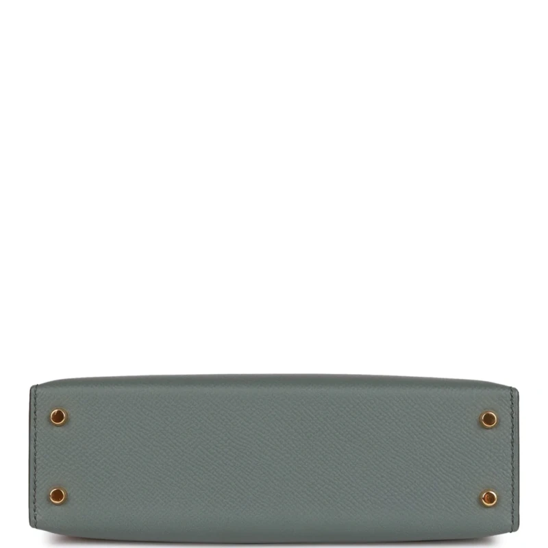 Hermès KELLY 20 MINI VEAU EPSOM VERT AMANDE GHW K20EVM 8