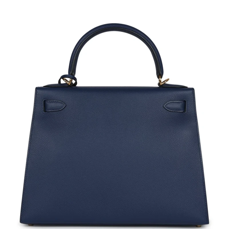 Hermès KELLY SELLIER 28 EPSOM BLEU NAVY GHW K28EBN 3