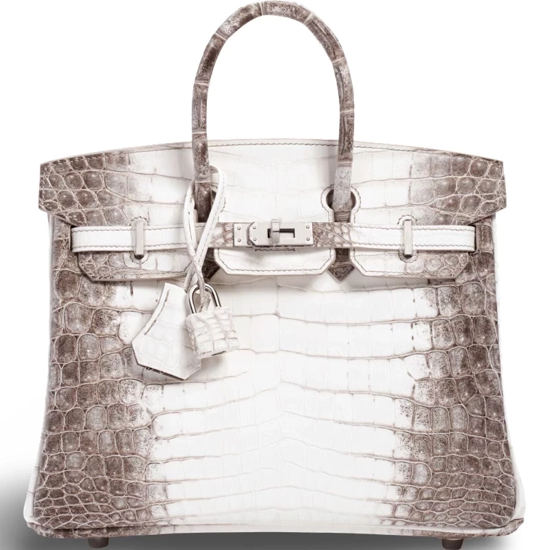 BIRKIN 25 HIMALAYA CROCODILE NILOTICUS PHW