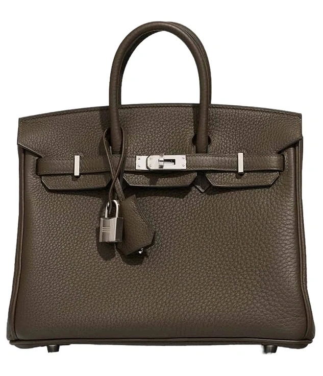 BIRKIN 25 VEAU TOGO VERT LODEN PHW