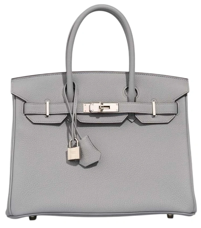 BIRKIN 30 VEAU TOGO GRIS PANTIN PHW