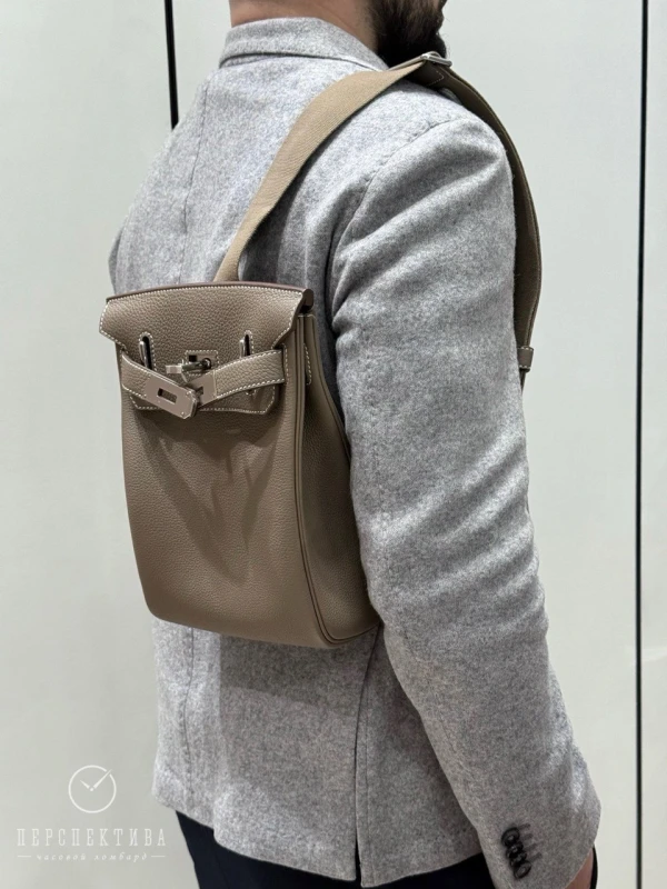 Hermès Hac A Dos Veau Togo Etoupe HAC_H083569CK 5