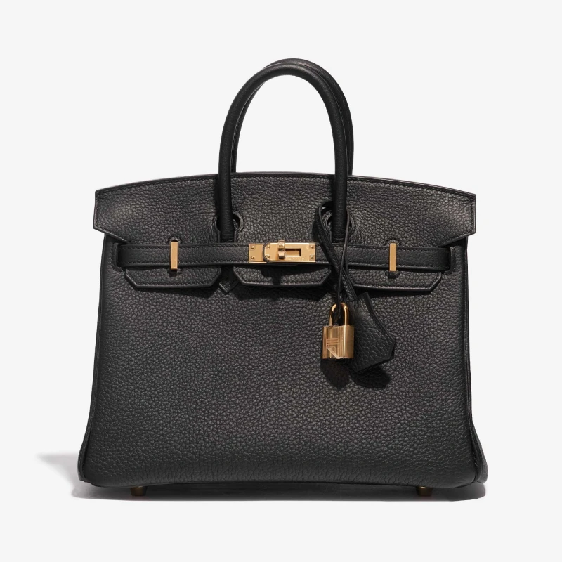 Hermès BIRKIN 25 VEAU TOGO NOIR GHW B25TN 3
