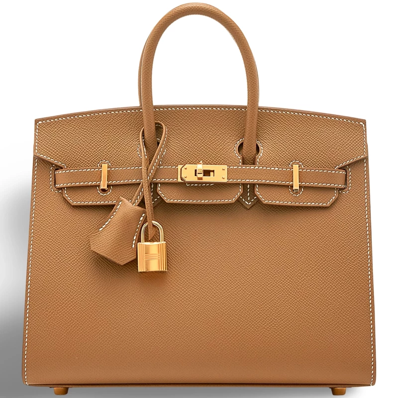 BIRKIN 25 VEAU EPSOM GOLD GHW