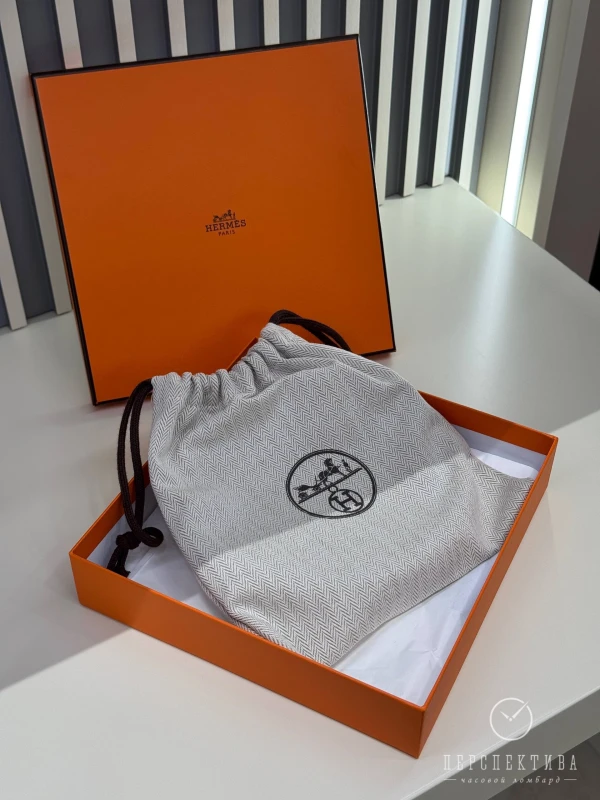 Hermès Kelly 18 belt Epsom Mauve Pale PHW H069853CD01 2