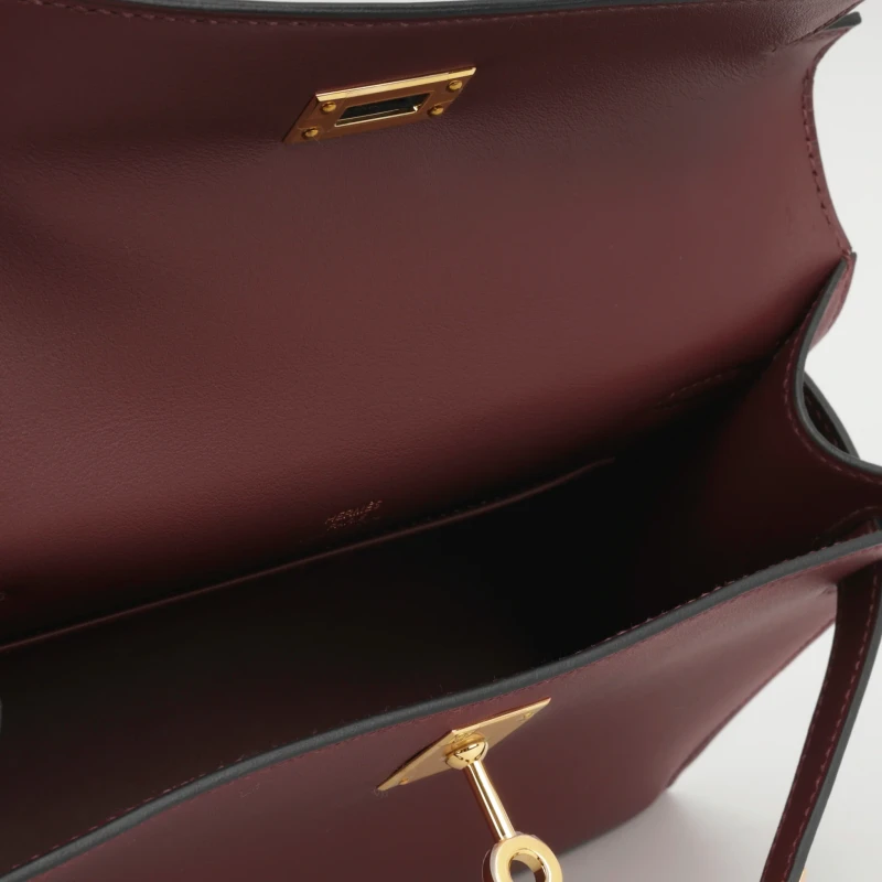 Hermès KELLY POCHETTE VEAU SWIFT ORANGE FIELD PHW KPSOF 7