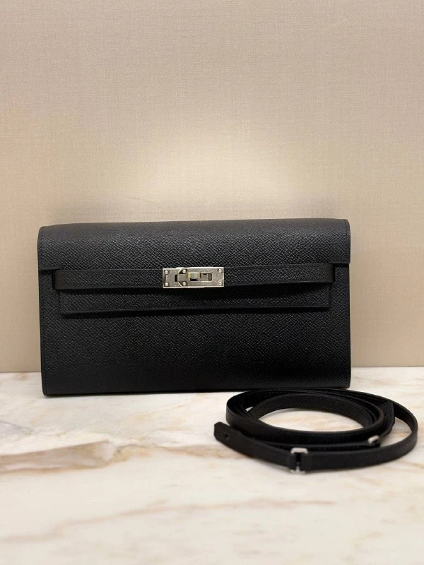 Hermès Kelly Classique To Go wallet / Noir KWallet 2