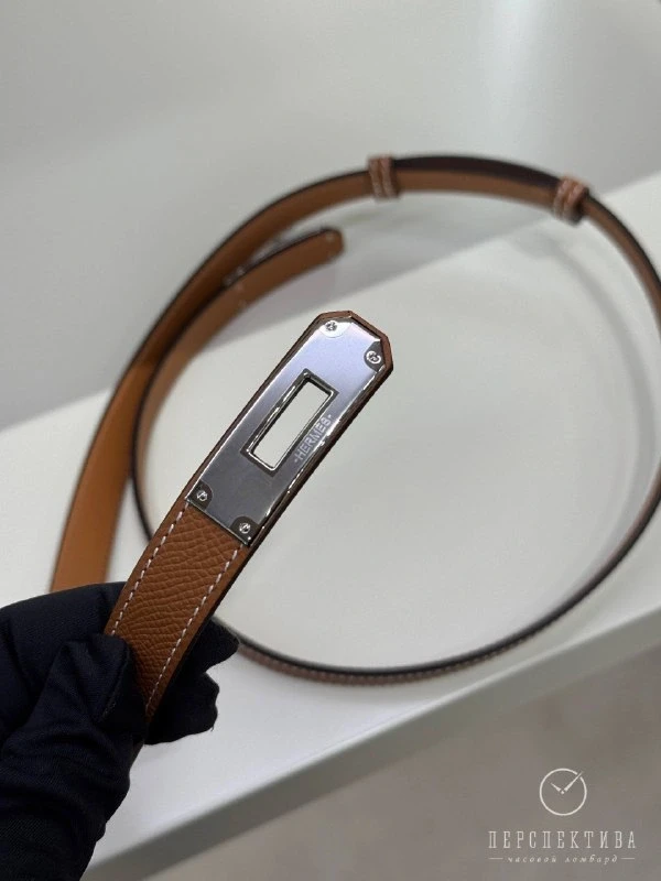 Hermès Kelly 18 belt Epsom Calfskin PHW H069853CK37 5