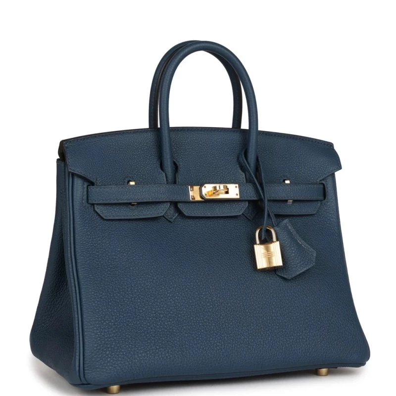 Hermès BIRKIN 25 VEAU TOGO BLEU DE PRUSSE GHW B25TBP 3