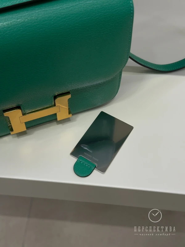 Hermès Constance 18 Mini Epsom Vert Vertigo GHW H18MINIGHW 7