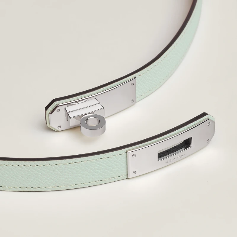 Hermès Kelly 18 belt Epsom Vert Peppermint PHW H069853CKN3 2