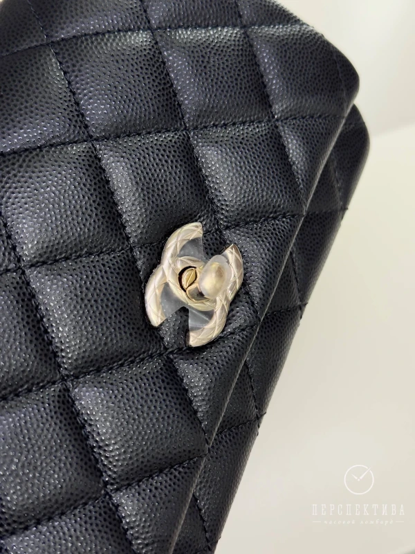 Chanel 25S Black Caviar Quilted Coco Crush AS5554 5