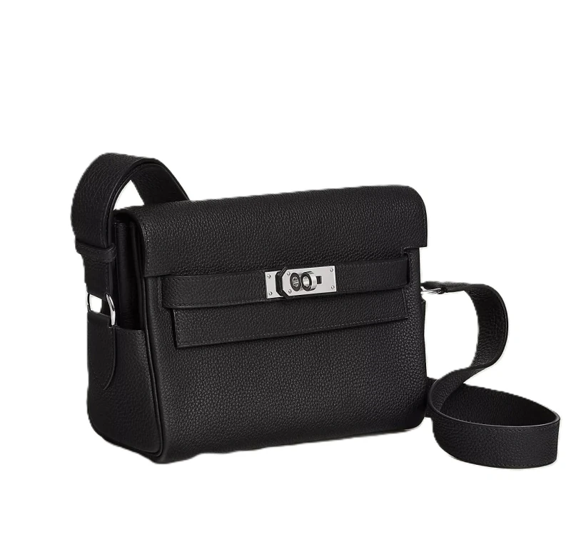 Hermès Kelly Messenger Bag Togo Noir Kmbtn 2