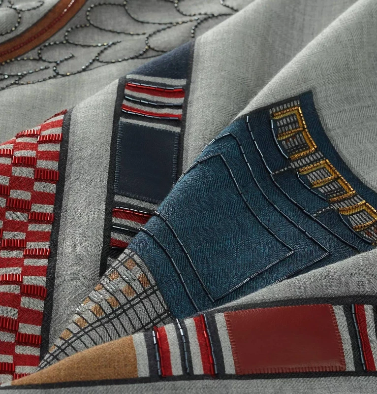 Hermès Lettres Equestres shawl 140 Shawl140 5