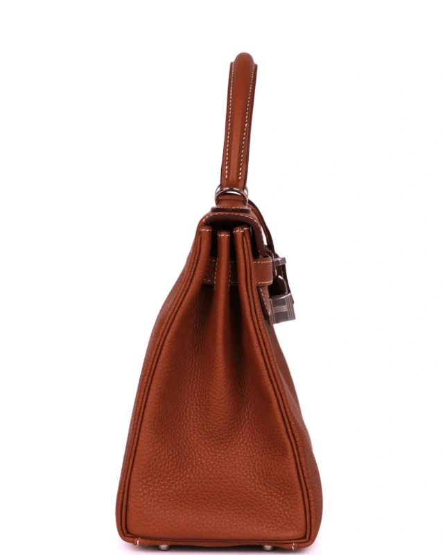 Hermès KELLY RETOURNE 28 VEAU TOGO ROUGE PHW Kelly28 4