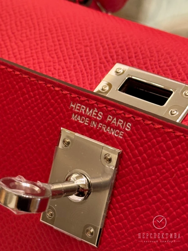 Hermès Kelly Sellier Mini Veau Epsom 05 Rouge Radieux H071302CK 4