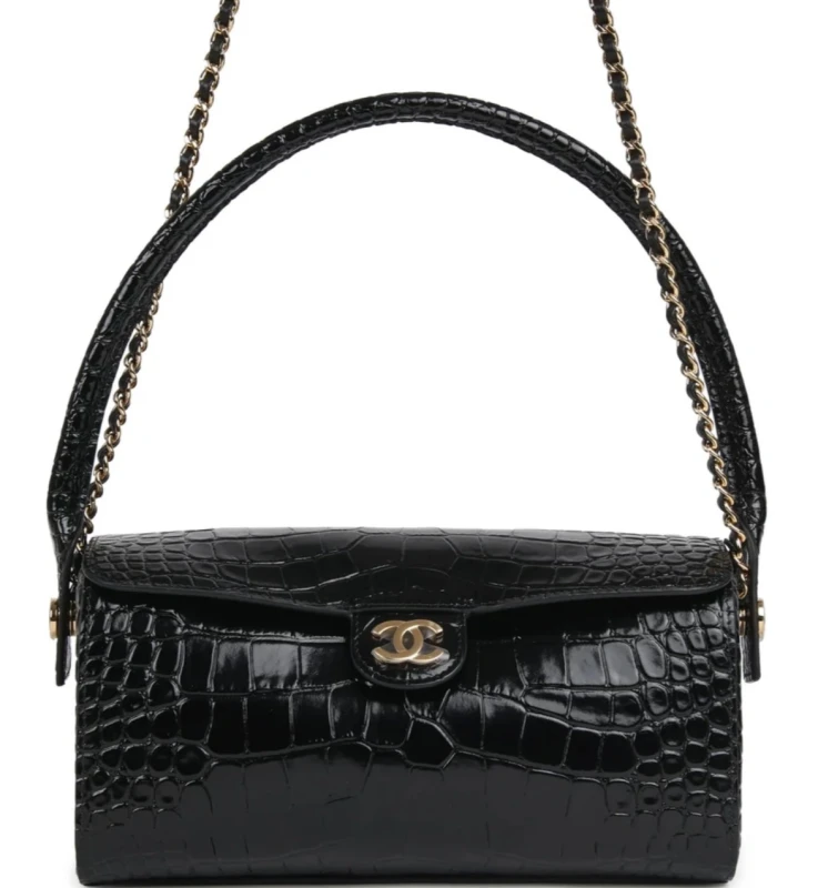 CHANEL BARREL CLUTCH BAG