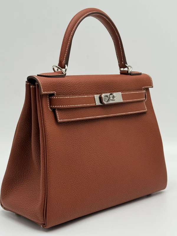 Hermès KELLY 28 VEAU TOGO CUIVRE PHW K28TC 4