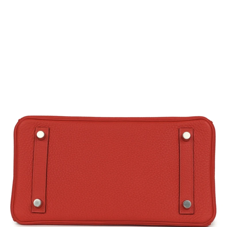 Hermès Birkin 25 Veau Togo Rouge Radieux PHW B25R 6