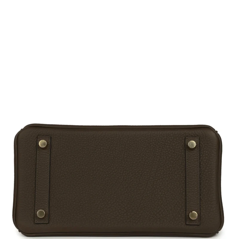 Hermès BIRKIN 25 VEAU TOGO VERT LODEN PBHW B25TVL 5
