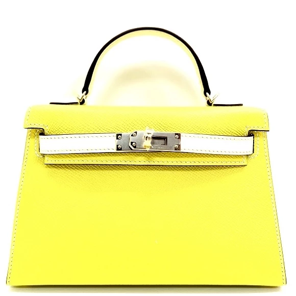 Hermès KELLY 20 SPECIAL ORDER VEAU EPSOM LIME NATA GHW K20SO