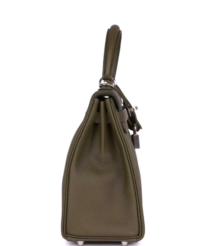 Hermès KELLY 25 VEAU TOGO VERT LODEN PHW K25TVL 3