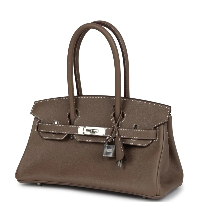 Hermès BIRKIN SHOULDER LIGHT 29 EVERCOLOR ETOUPE PHW BS29EE 4