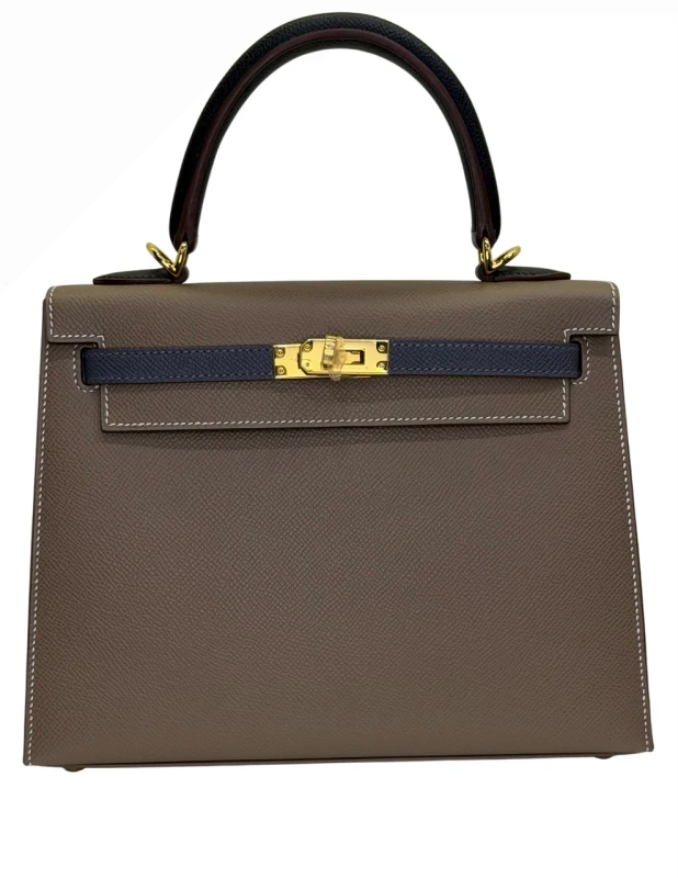 Hermès KELLY 25 TRICOLORE VEAU EPSOM GHW K25TRICOLORE 1