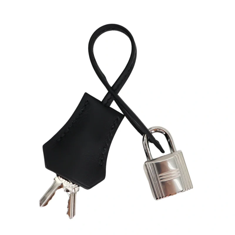 Hermès KELLY 25 COLORMATIC BLACK SWIFT LEATHER PHW K25CN 6