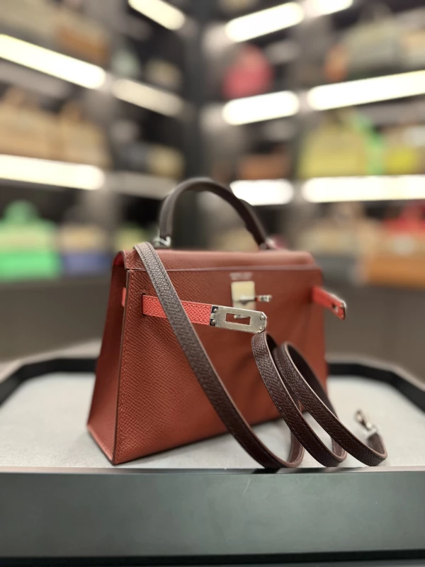 Hermès KELLY 20 MINI TRICOLOR VEAU EPSOM PHW K20TRICOLOR 7