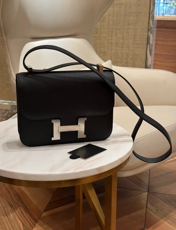 Hermès Constance 24 Epsom NOIR PHW Conctance24 7