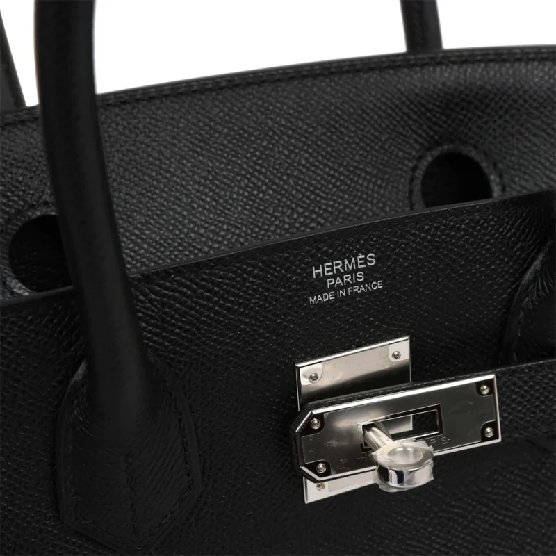 Hermès BIRKIN 30 VEAU TOGO NOIR PHW B30TN 8