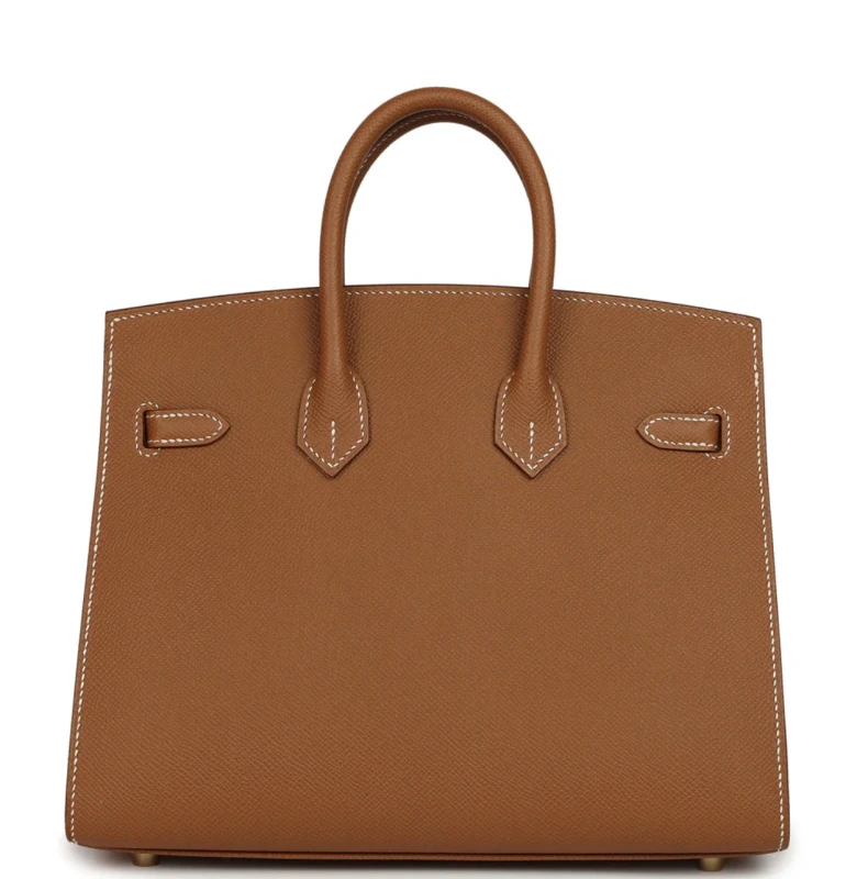 Hermès BIRKIN SELLIER 25 EPSOM CALFSKIN BAG 37 GOLD H079234CC 5