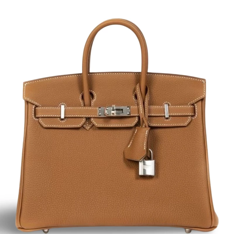 Hermès BIRKIN 25 TOGO GOLD PHW B25TG