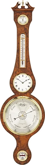 Barometers The Regency Banjo With Clock