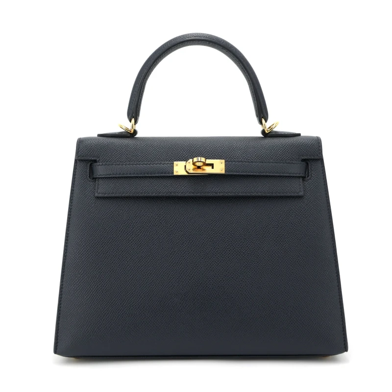 KELLY II 25 VEAU EPSOM BLEU INDIGO GHW