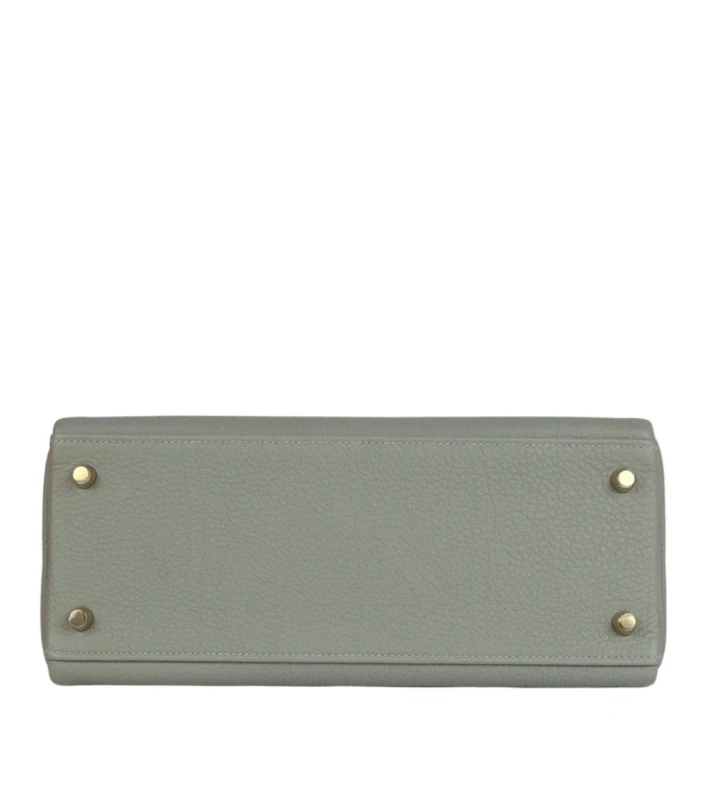 Hermès KELLY II RETOURNE 28 VEAU TOGO GRIS MOUETTE GHW H027630CC 7