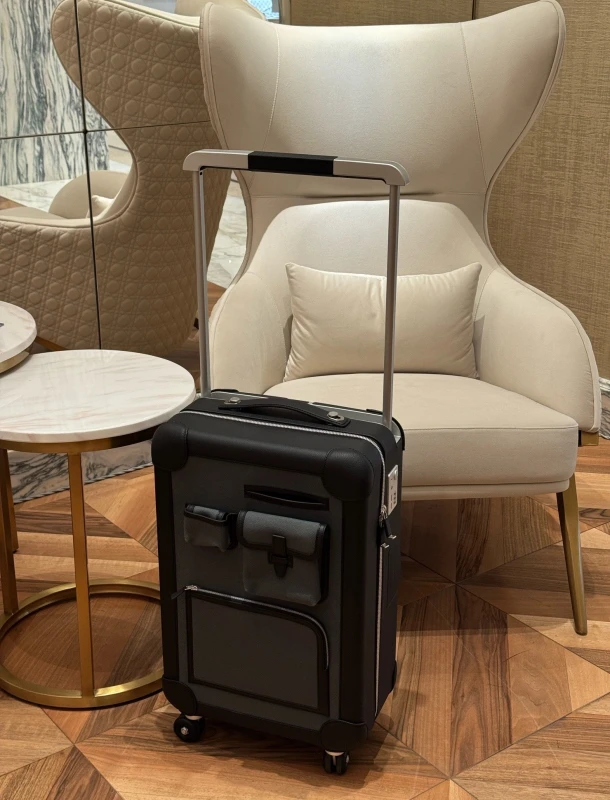 Hermès VALISE R.M.S CABINE CARGO TOILE GOELAND/REGATE H088045CM 6