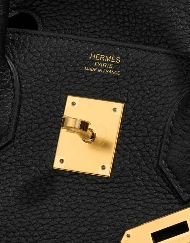 Hermès BIRKIN 30 VEAU TOGO NOIR GHW B30TN 7